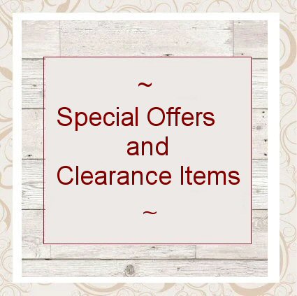 Special Offers and Clearance Items