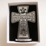 Pewter Standing Cross - Serenity Verse-Plaque-Serenity Gifts