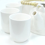 Herbal Teapot Set - Classic White-Herbal Teapot Set-Serenity Gifts