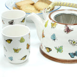 Herbal Teapot Set - Butterflies-Herbal Teapot Set-Serenity Gifts