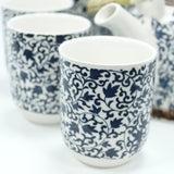Herbal Teapot Set - Blue Floral-Herbal Teapot Set-Serenity Gifts