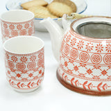 Herbal Teapot Set - Amber-Herbal Teapot Set-Serenity Gifts