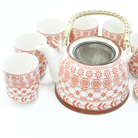 Herbal Teapot Set - Amber-Herbal Teapot Set-Serenity Gifts