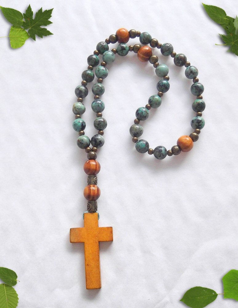 Handmade Protestant Prayer Beads Antique Anglican Chaplet Handmade