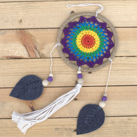 Chakra Rainbow Dreamcatcher - Elemental-Dreamcatcher-Serenity Gifts