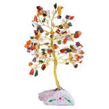 Gemstone Tree with Rock Base - 160 Stone - Multi-Crystal Gemstone-Serenity Gifts