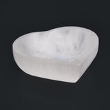Selenite Heart Bowl - 10cm-Crystal Gemstone-Serenity Gifts