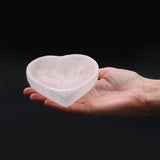 Selenite Heart Bowl - 10cm-Crystal Gemstone-Serenity Gifts