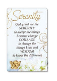 Prayer Card White - Serenity-Prayer Card-Serenity Gifts