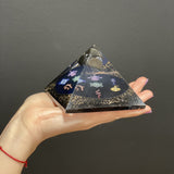 Orgonite Pyramid - Midnight Reiki - 90mm-Orgonite-Serenity Gifts