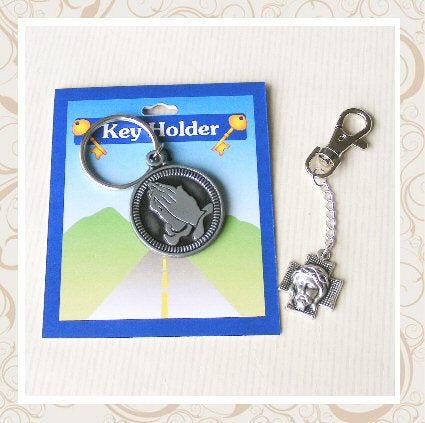 Christian Religious Keyrings and Bag Charms