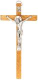 Wall Hanging Crucifix - Natural Brown Wood-Crucifixes-Serenity Gifts