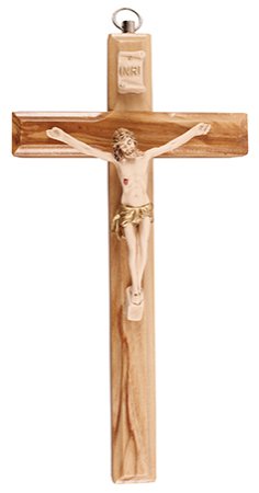 Wall Hanging Crucifix - Olive Wood-Crucifixes-Serenity Gifts