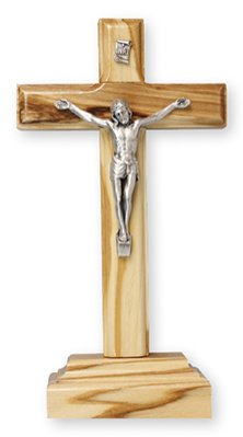Standing Crucifix - Olive Wood-Crucifixes-Serenity Gifts