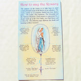 How To Say The Rosary Leaflet-how to pray the rosary leaflet-Serenity Gifts