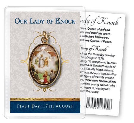 Medal with Prayer Card - Our Lady of Knock-Medal and prayer card-Serenity Gifts