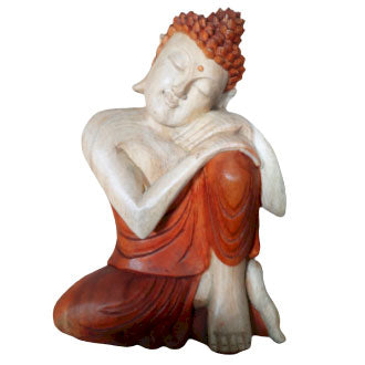 Hand Carved Buddha Statue -Thinking 30cm-Figurine-Serenity Gifts