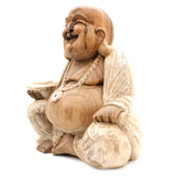 Buddha Statue Whitewash - Happy Buddha-Figurine-Serenity Gifts