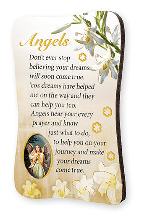 Fridge Magnet - Angels-Wooden Fridge Magnet-Serenity Gifts