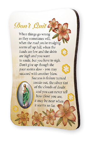 Fridge Magnet - Don't Quit-Wooden Fridge Magnet-Serenity Gifts