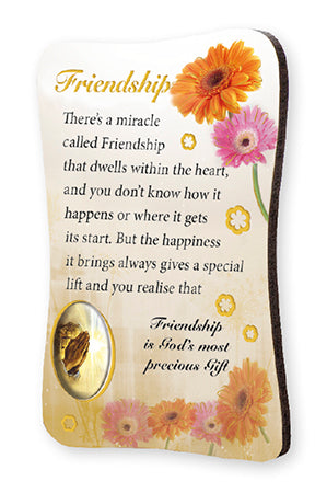 Fridge Magnet - Friendship-Wooden Fridge Magnet-Serenity Gifts