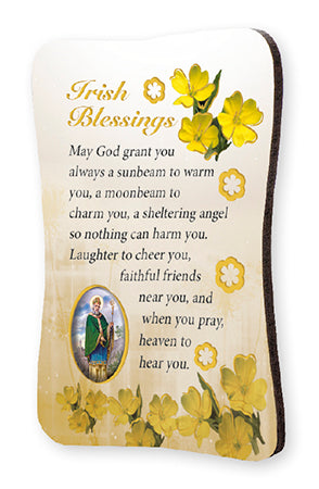 Fridge Magnet - Irish Blessing-Wooden Fridge Magnet-Serenity Gifts
