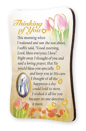 Fridge Magnet - Thinking of You-Wooden Fridge Magnet-Serenity Gifts