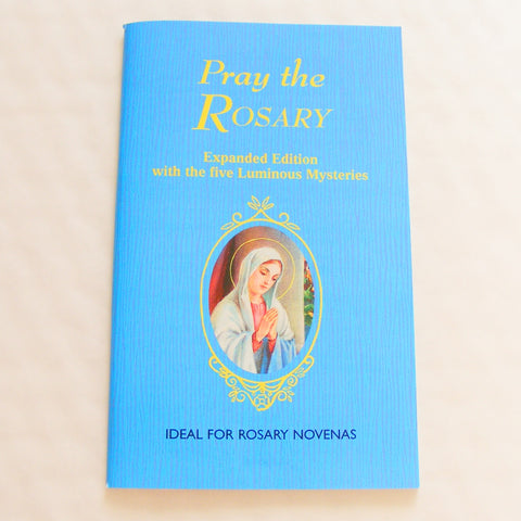 Pray The Rosary Booklet - Small-how to pray the rosary leaflet-Serenity Gifts