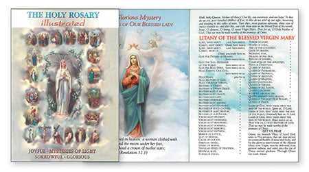 The Holy Rosary Booklet-how to pray the rosary leaflet-Serenity Gifts