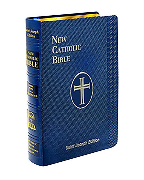 New Catholic Bible - St.Joseph - Compact - Blue-Bible-Serenity Gifts