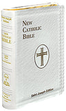 New Catholic Bible - St.Joseph - Compact - White-Bible-Serenity Gifts