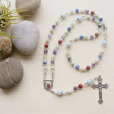 Handmade Rosary - Amazonite - Saint Christopher - 6mm-Rosary Beads-Serenity Gifts