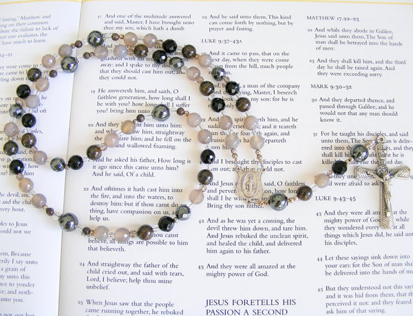 Miraculous Medal Rosary - Handmade Catholic Rosary-Rosary Beads-Serenity Gifts