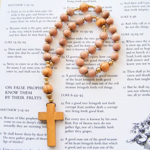 Handmade Anglican Rosary - Rosewood-Jewellery-Serenity Gifts