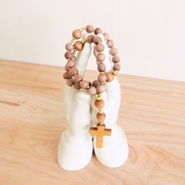Handmade Anglican Rosary Rosewood – Serenity Gifts