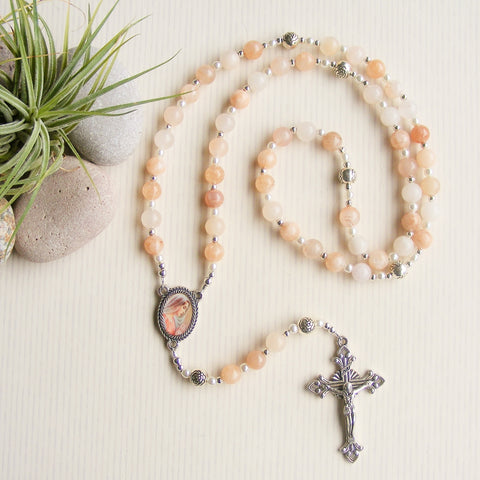 Handmade Rosary - Unique Centrepiece
