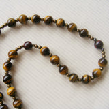 Handmade Anglican Rosary - Tiger Eye-Jewellery-Serenity Gifts