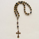 Handmade Anglican Rosary - Tiger Eye-Jewellery-Serenity Gifts