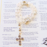 Handmade Anglican Rosary - Delicate Pink and White Jade-Anglican Rosary-Serenity Gifts