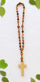 Handmade Anglican Rosary - Brown Banded Agate-Jewellery-Serenity Gifts