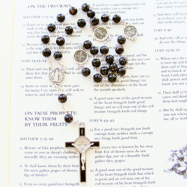 Handmade Anglican Rosary - St. Benedict-Jewellery-Serenity Gifts