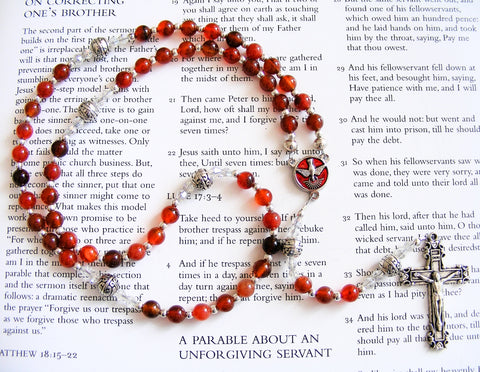 Confirmation Rosary - Holy Spirit Catholic Rosary-Rosary Beads-Serenity Gifts