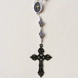 Handmade Anglican Rosary - Unique Centre - Blue Goldstone-Rosary Beads-Serenity Gifts