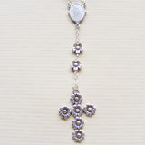 Handmade Anglican Rosary - Unique Centre - Blue Gemstones-Jewellery-Serenity Gifts