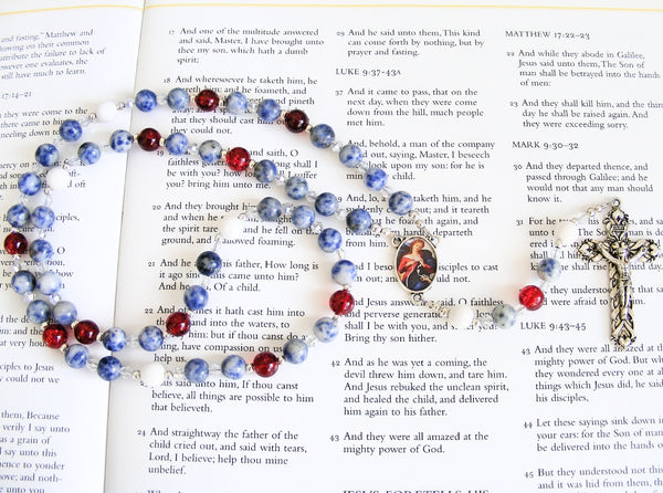 Our Lady Untier of Knots Rosary-Rosary Beads-Serenity Gifts