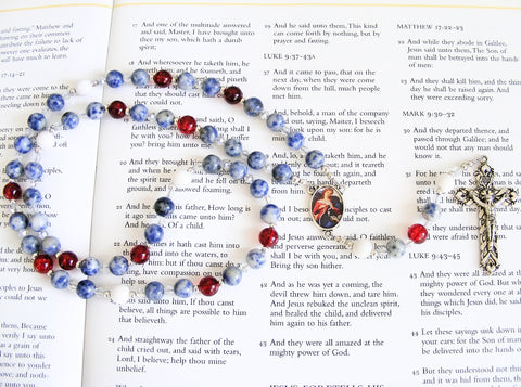 Our Lady Untier of Knots Rosary-Rosary Beads-Serenity Gifts