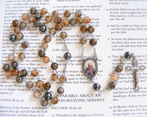 St Roch Rosary - Handmade Catholic Rosary-Rosary Beads-Serenity Gifts