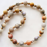 Handmade Anglican Rosary - Crazy Lace Agate-Jewellery-Serenity Gifts