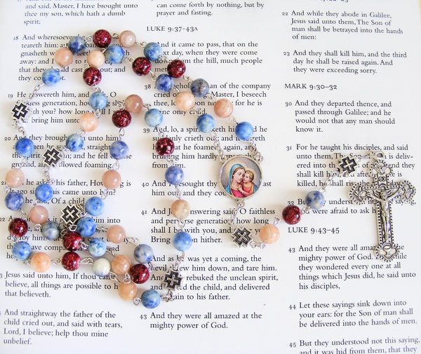 Our Lady of Good Counsel Rosary - Handmade Catholic Rosary-Rosary Beads-Serenity Gifts