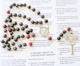 Holy Face Rosary -Catholic Rosary - Handmade-Rosary Beads-Serenity Gifts